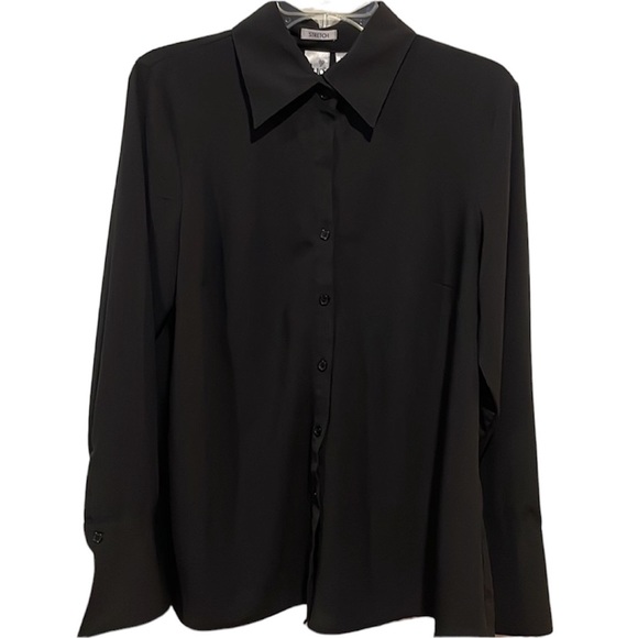 ⭐️2/$15⭐️ Lightweight Duo Maternity Button Down Stretch Dress Shirt - Picture 2 of 5